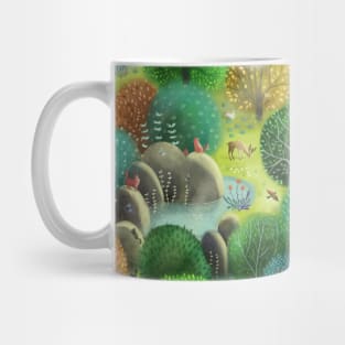 Whimsical Emerald Forest Mug